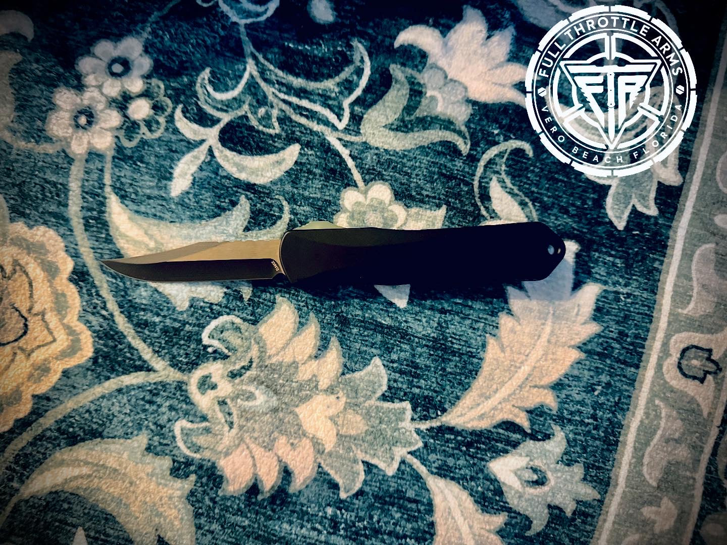 Heretic Mantiore E Bowie 2 Tone Blsck Nlsck SNO w/Jade G10 Backcovers - Full Throttle Arms LLC