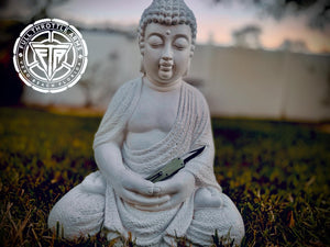 Heretic Mantiore E Bowie 2 Tone Blsck Nlsck SNO w/Jade G10 Backcovers - Full Throttle Arms LLC