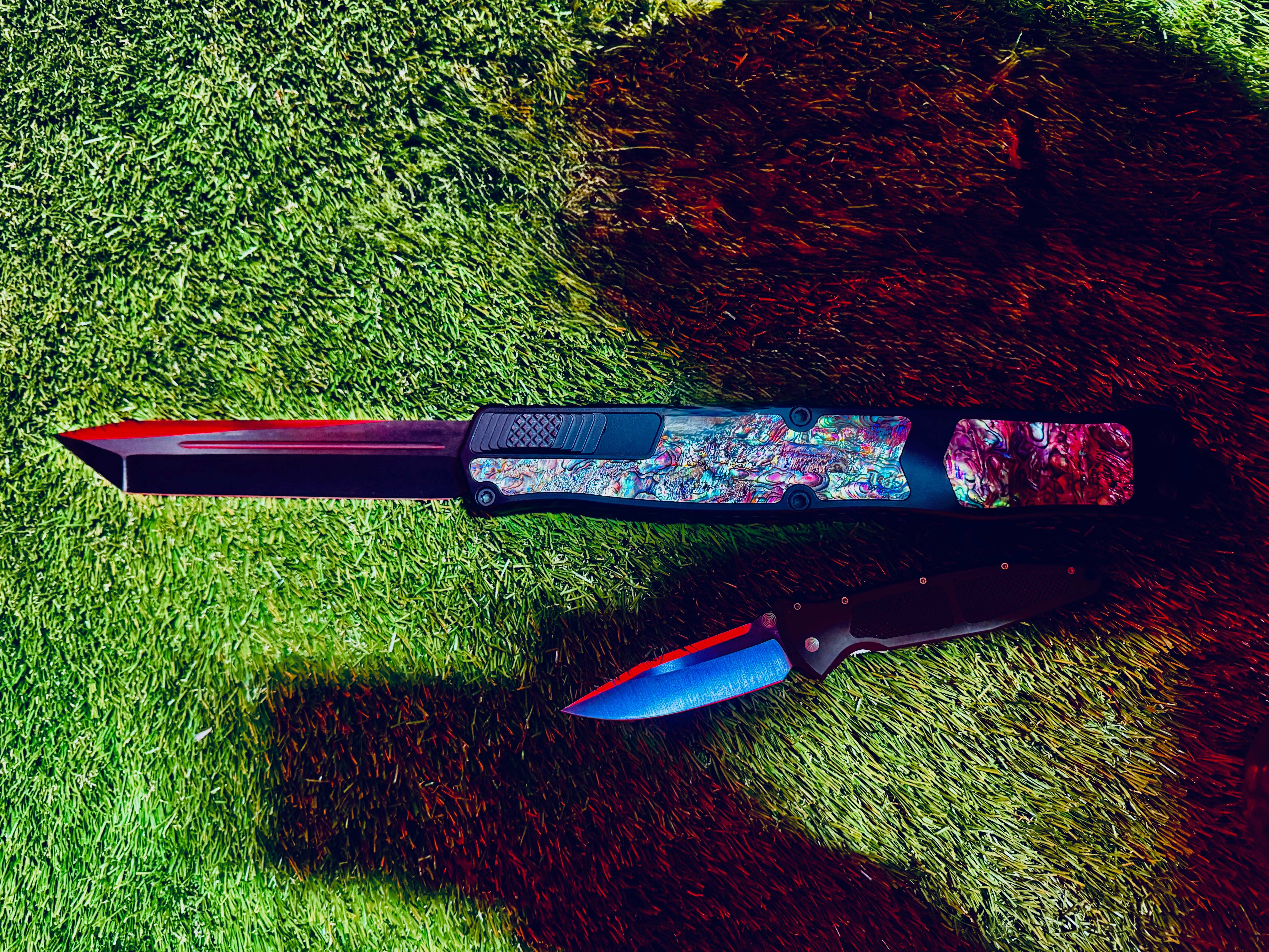 Heretic 2X Cleric II Tanto OTF Mother of Pearl