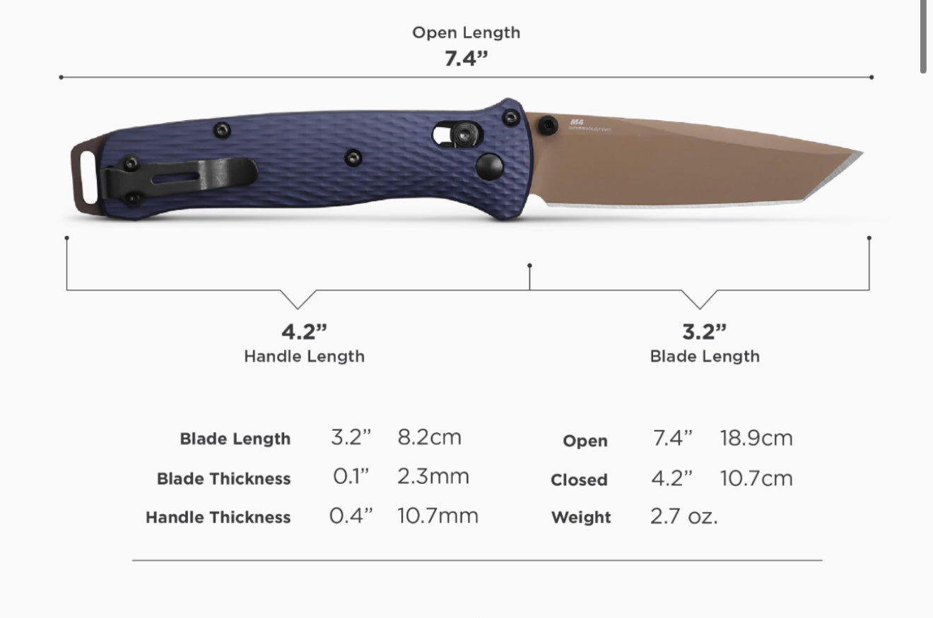 Benchmade Bailout - Full Throttle Arms LLC